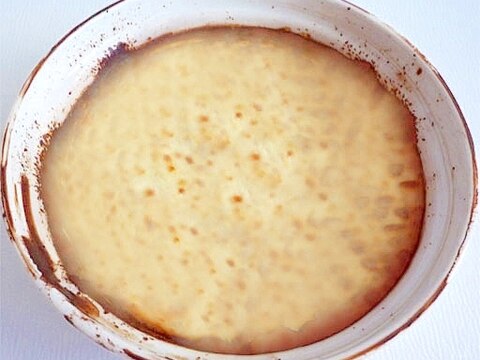 トースターで　モッツァレラ風焼きヨーグルト